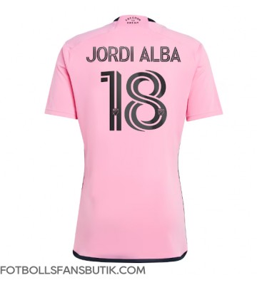 Inter Miami Jordi Alba #18 Replika Hemmatröja 2024-25 Kortärmad